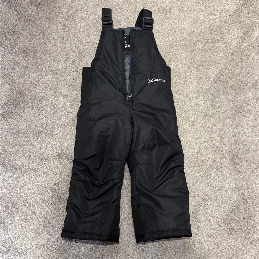 Arctix black snow bibs 3T